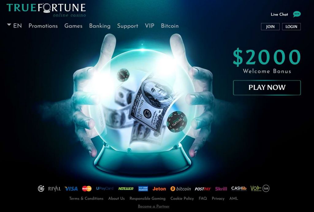 TrueFortune Gambling Enterprise: No Down Payment Reward Codes